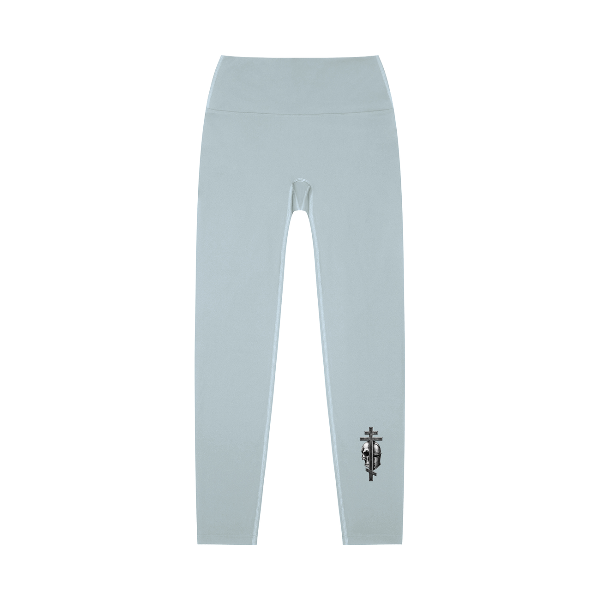 High-Waisted Byzantine cross logo Yoga Leggings