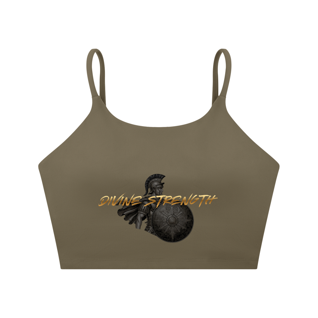 Battle Ready Spaghetti Strap Yoga Sports Bra