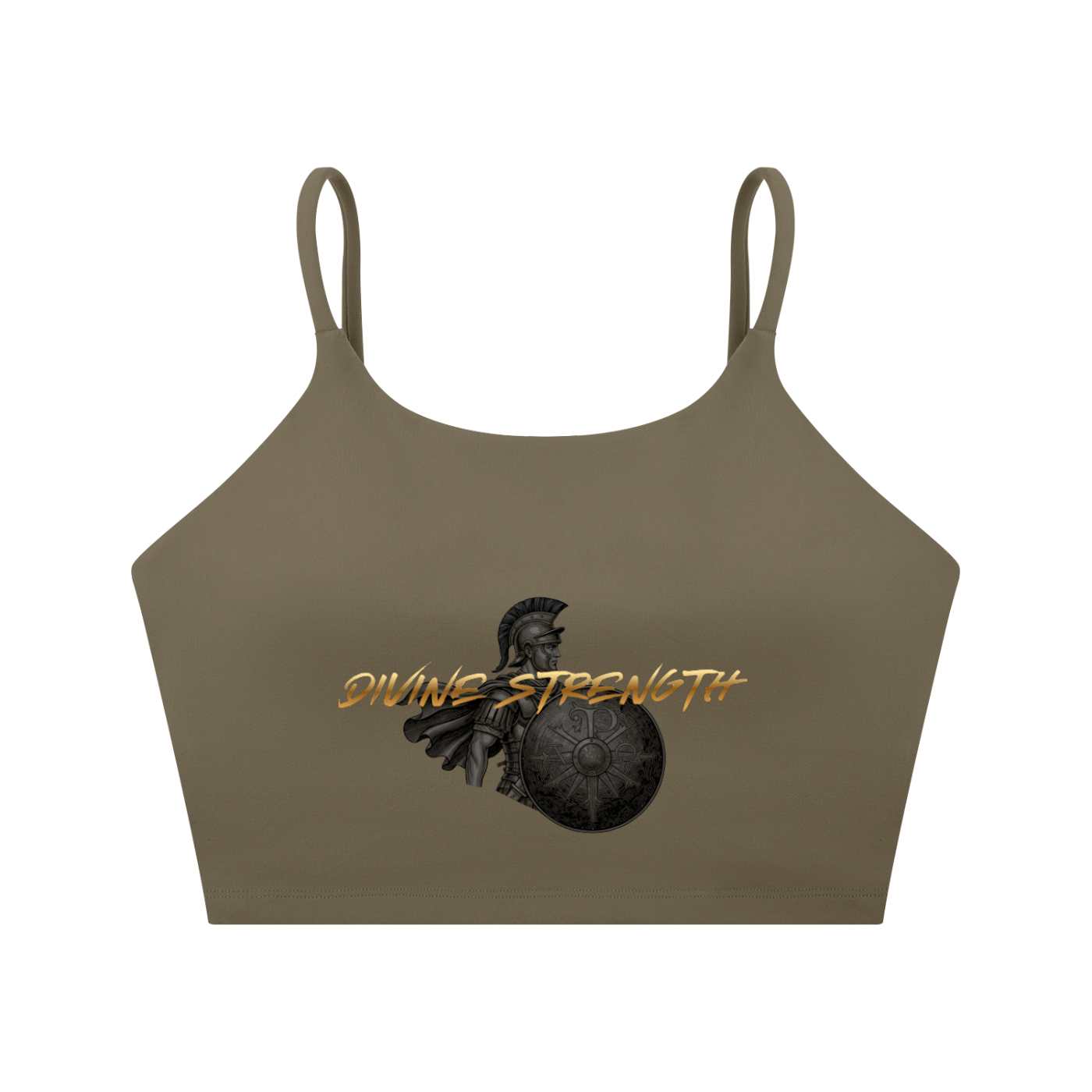Battle Ready Spaghetti Strap Yoga Sports Bra