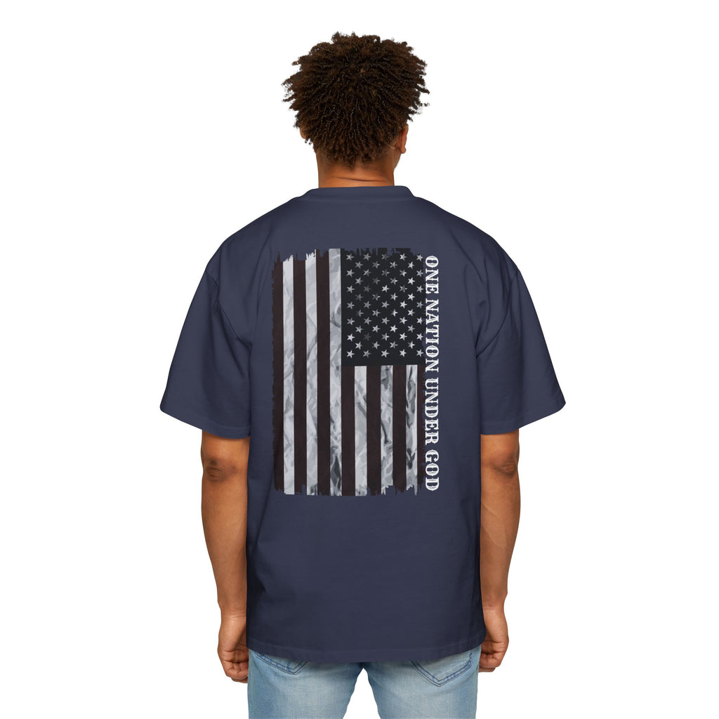 "ONE NATION UNDER GOD" Heavy Oversized Tee