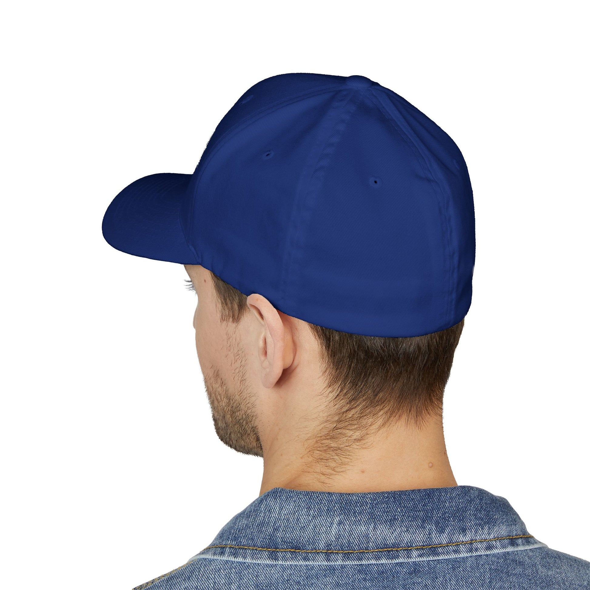 Decretive Font Divine Strength Cap- White Stitch
