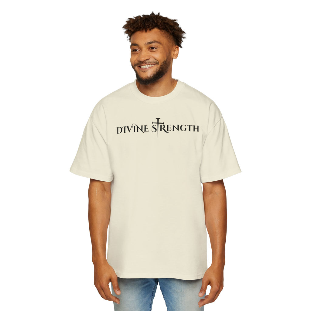 Heavy Oversized Tee - 'JESUS PAID'