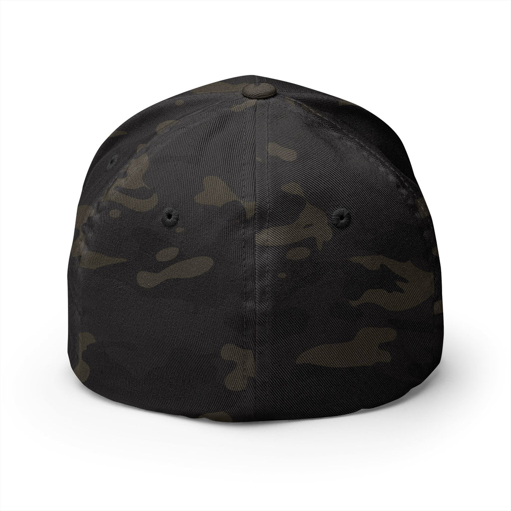 Decretive Font Divine Strength Cap- Black Stitch