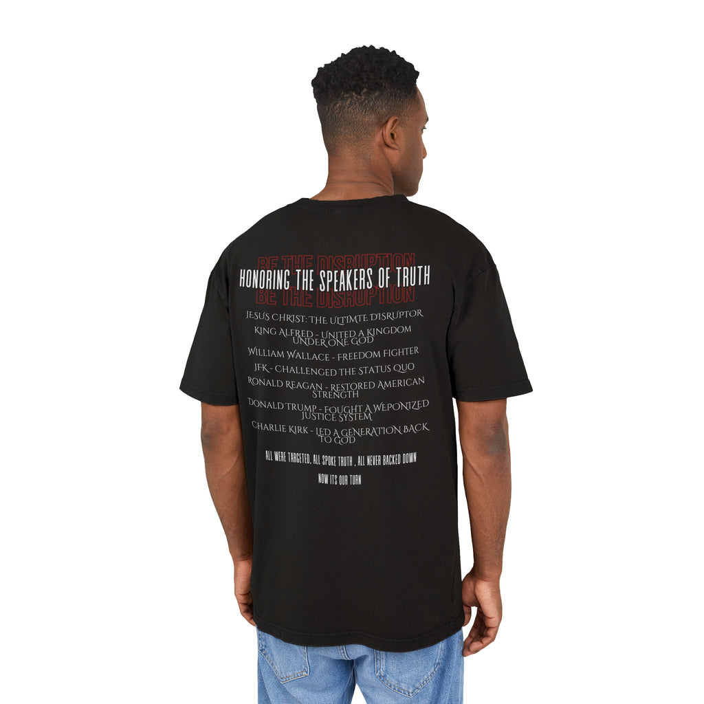 Disruptors Tribute Tee Oversized Acidwash
