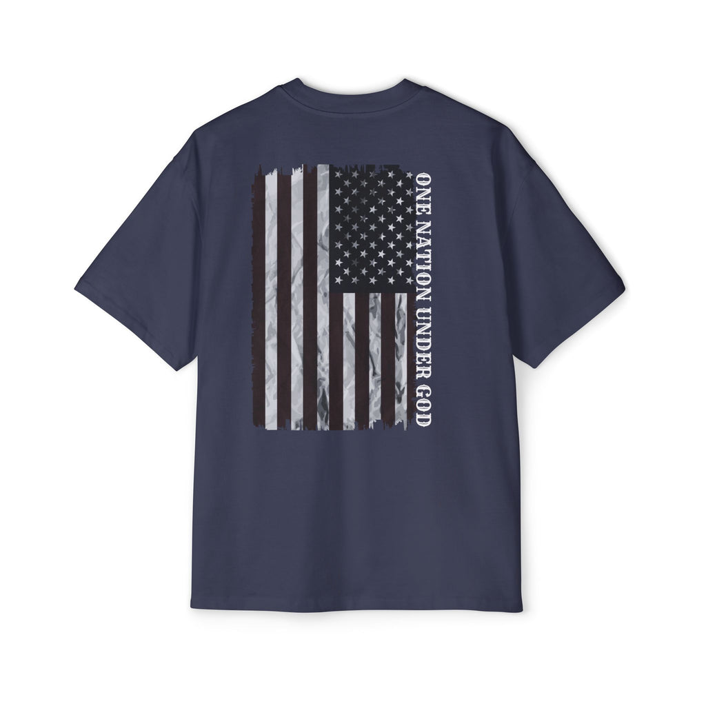 "ONE NATION UNDER GOD" Heavy Oversized Tee