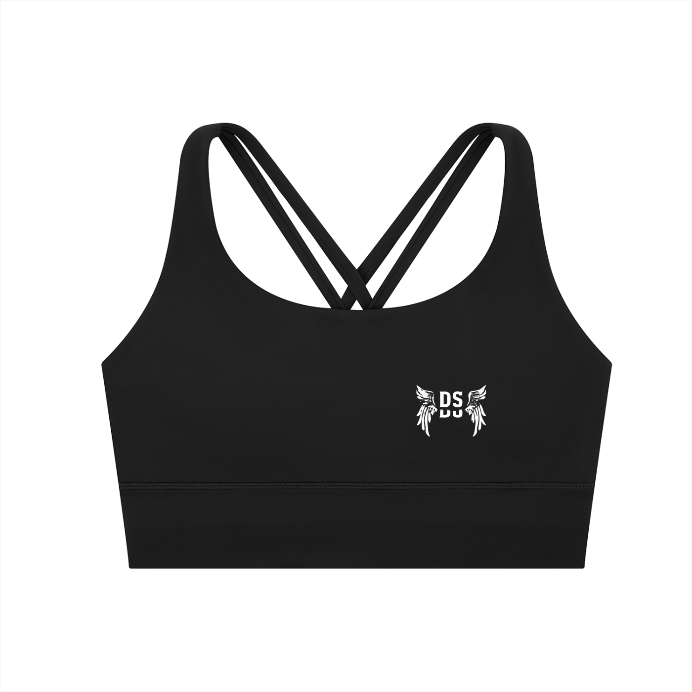 Emblem Strappy Criss-Cross Sports Bra
