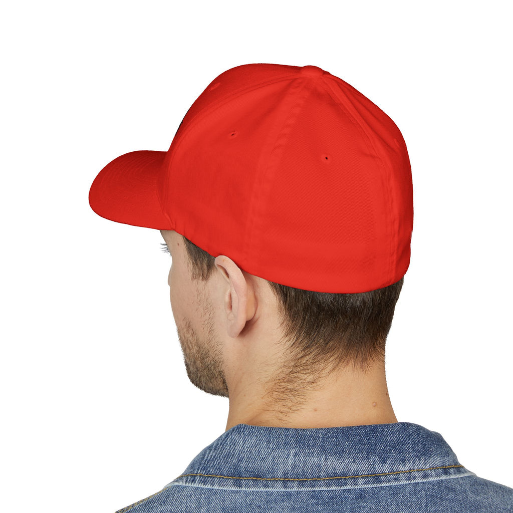 Decretive Font Divine Strength Cap- Black Stitch