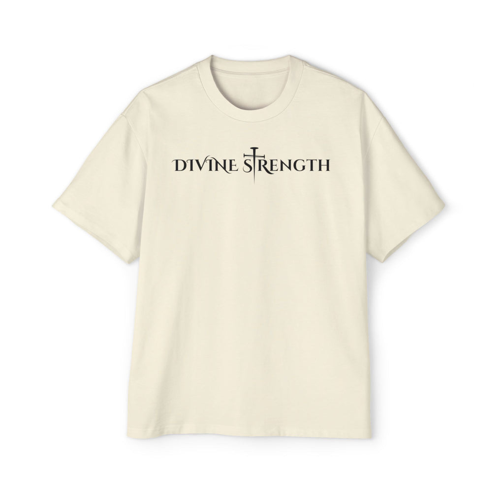Heavy Oversized Tee - 'JESUS PAID'