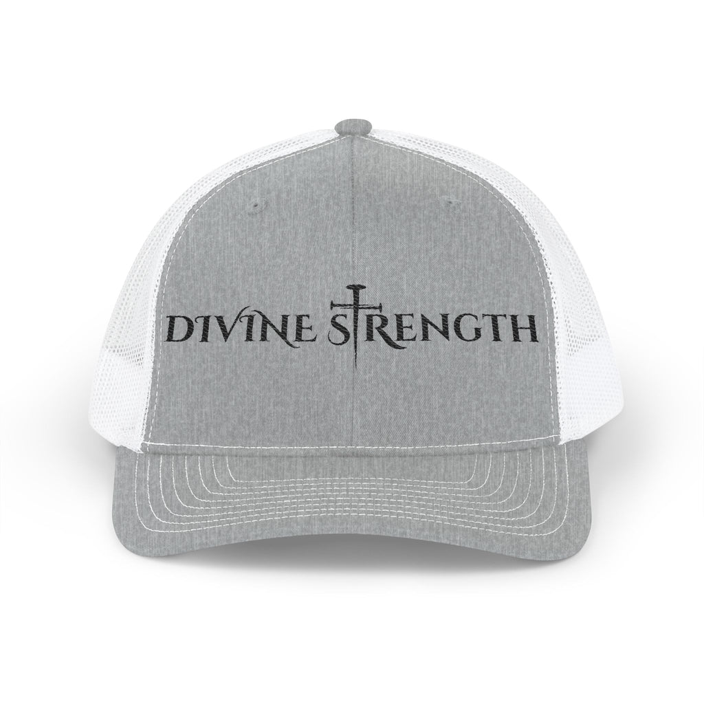 Divine Strength Embroidered Snapback Trucker Cap