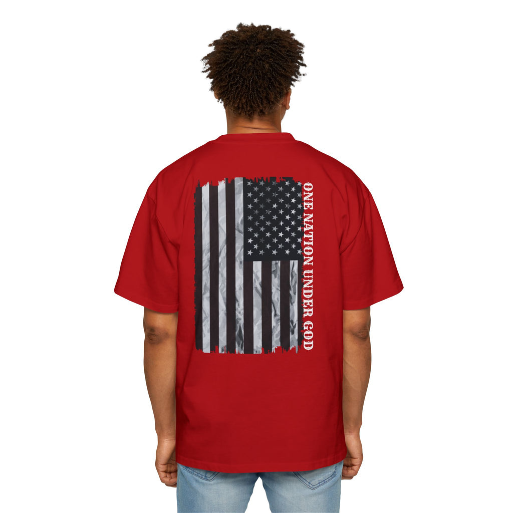 "ONE NATION UNDER GOD" Heavy Oversized Tee