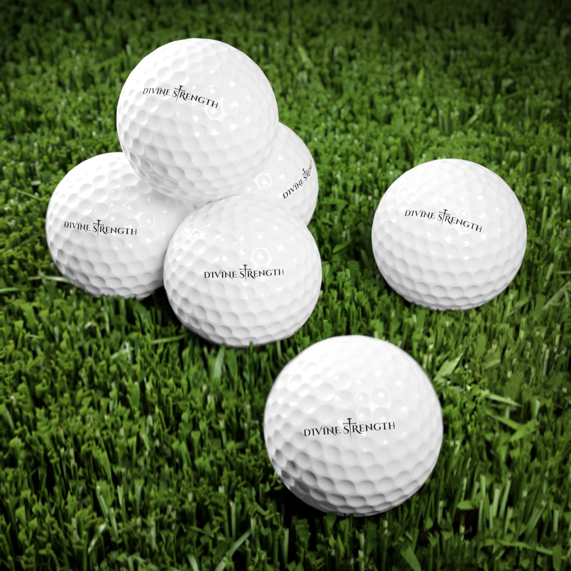 Divine Strength Golf Balls - Set of 6