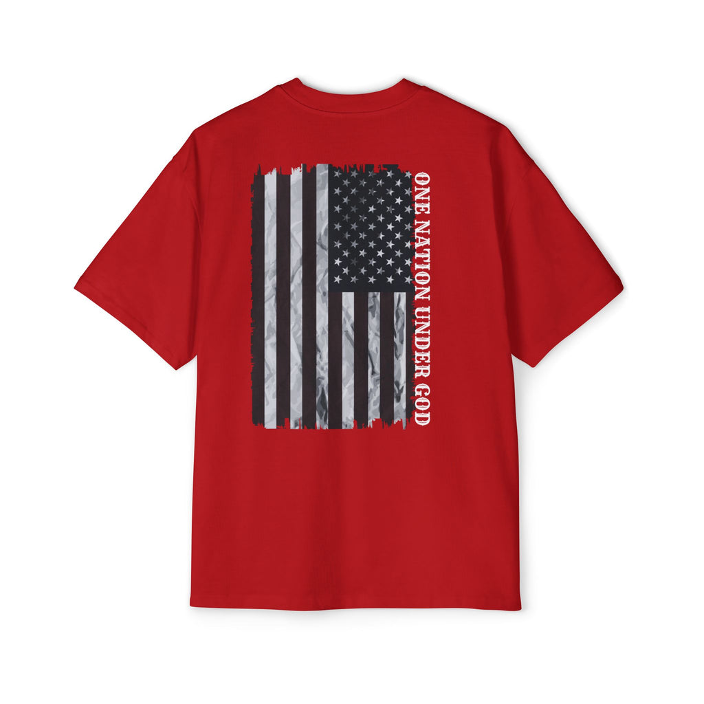 "ONE NATION UNDER GOD" Heavy Oversized Tee