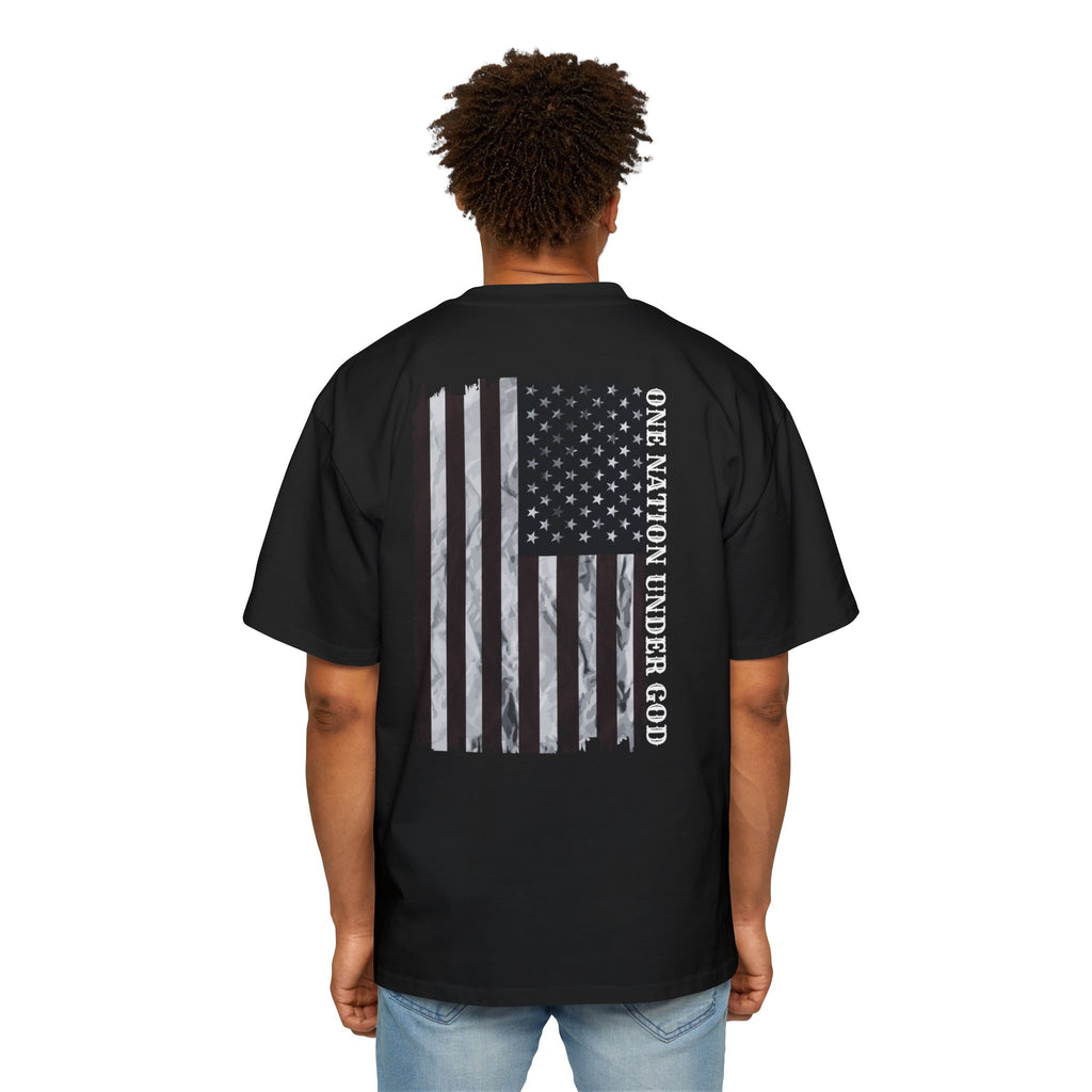 "ONE NATION UNDER GOD" Heavy Oversized Tee