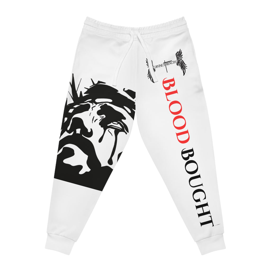 Blood Bought Athletic Joggers White