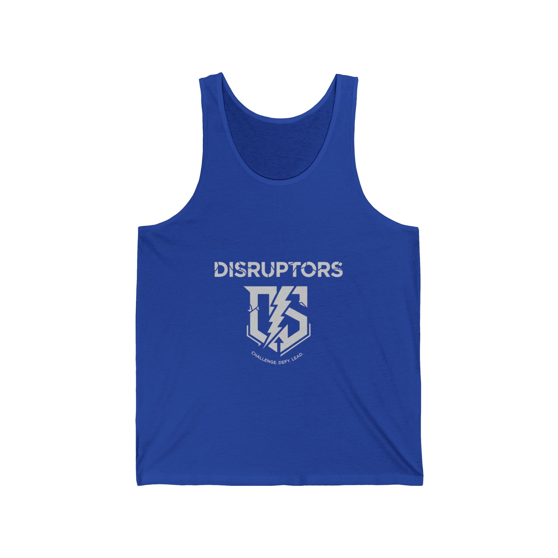 Unisex Jersey Tank Top - Stylish Disruptors Design for Casual Vibes, Great for Summer, Sports, and Everyday Wear, Ideal Gift