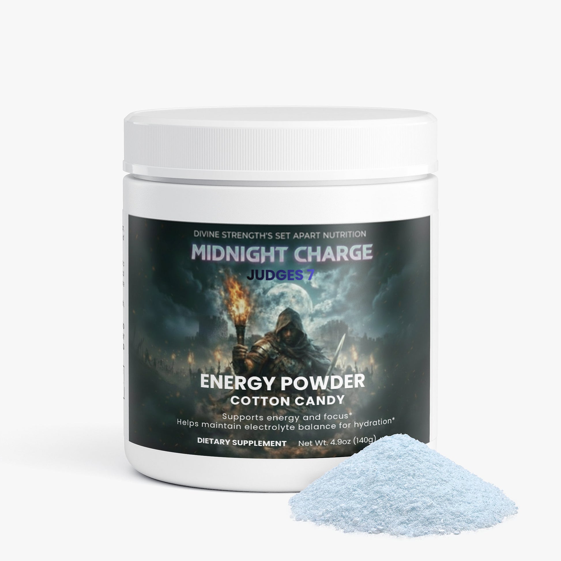 MIDNIGHT CHARGE Energy Powder (Cotton Candy)