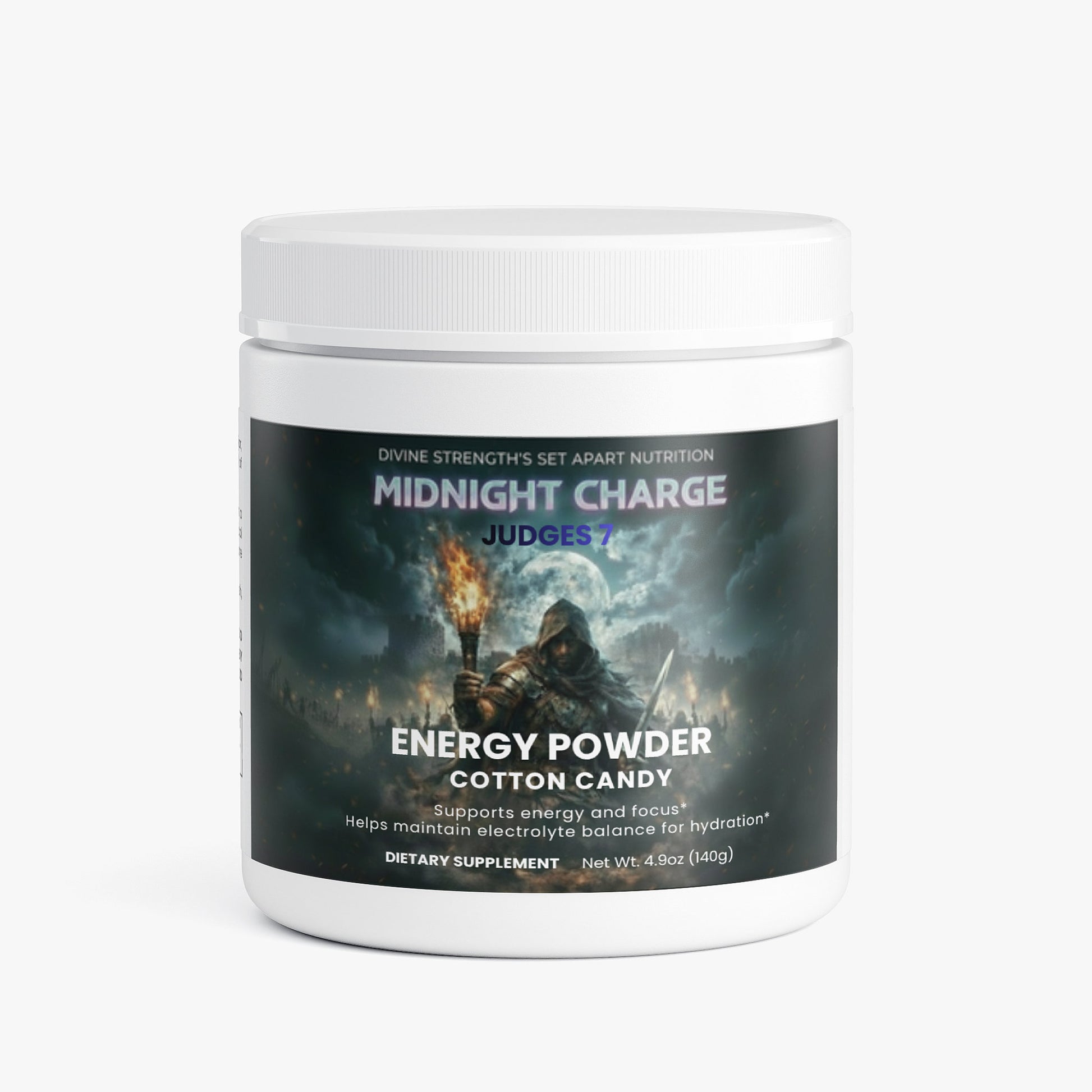 MIDNIGHT CHARGE Energy Powder (Cotton Candy)