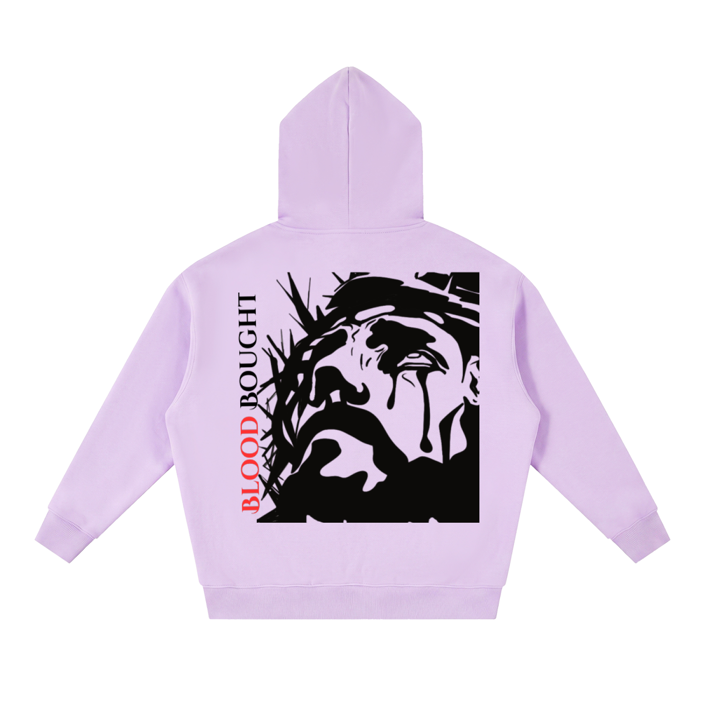 Blood Bought Oversized Fleece Boxy ZIP-UP