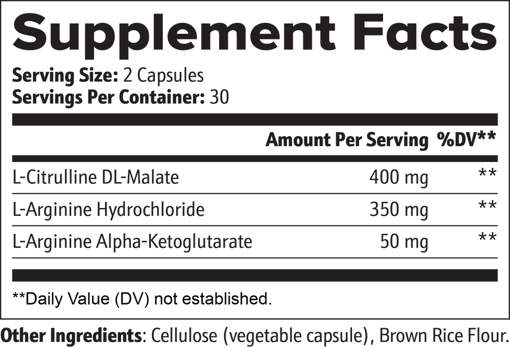 Pillar Breaker Pump  Formula (Nitric Oxide)