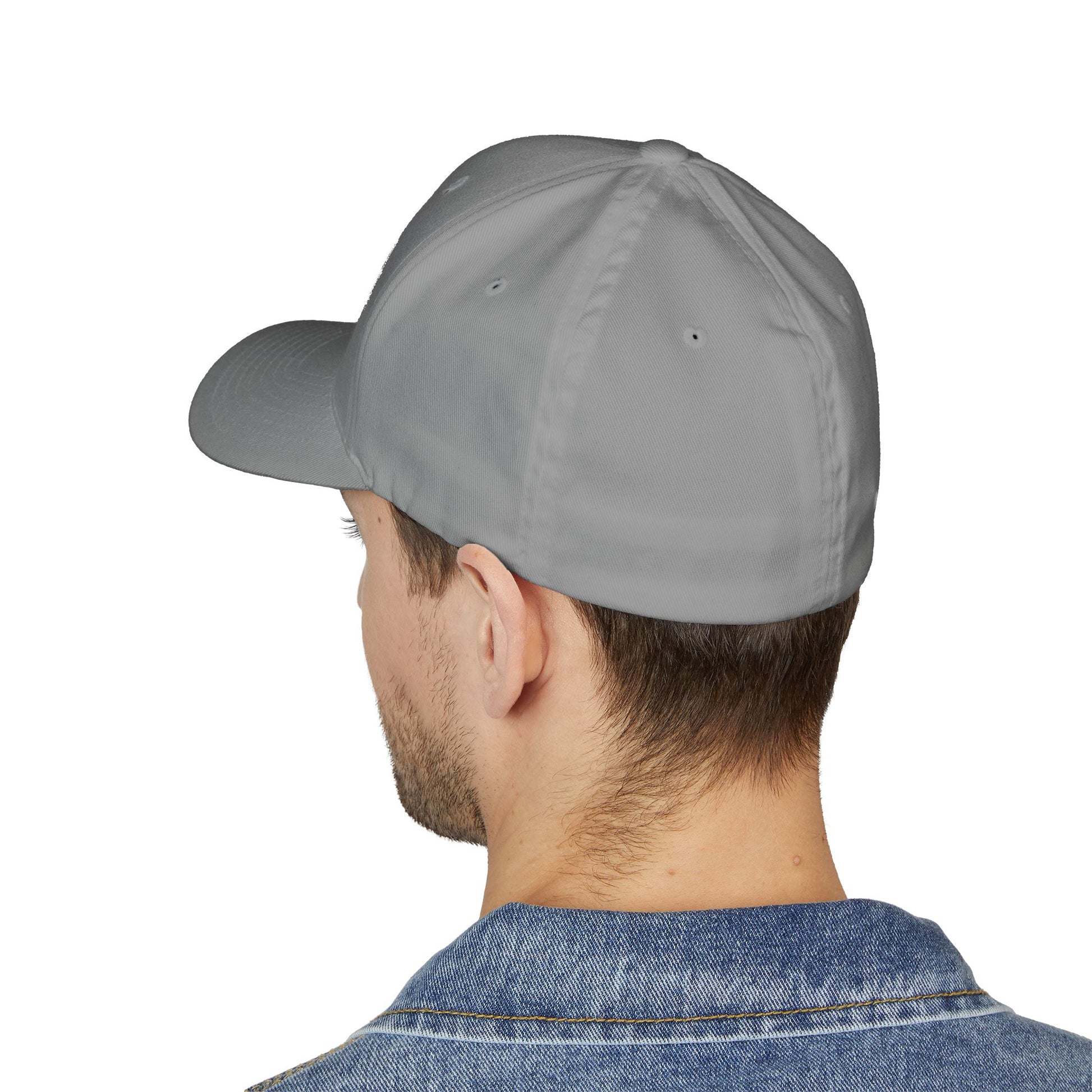 Decretive Font Divine Strength Cap- White Stitch