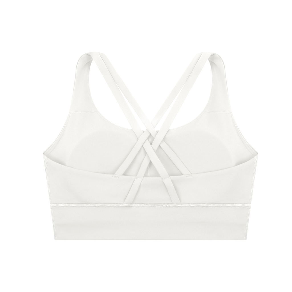 Emblem Strappy Criss-Cross Sports Bra