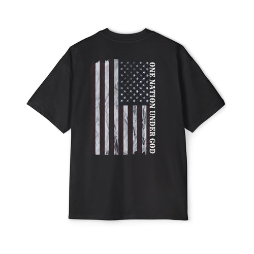 "ONE NATION UNDER GOD" Heavy Oversized Tee