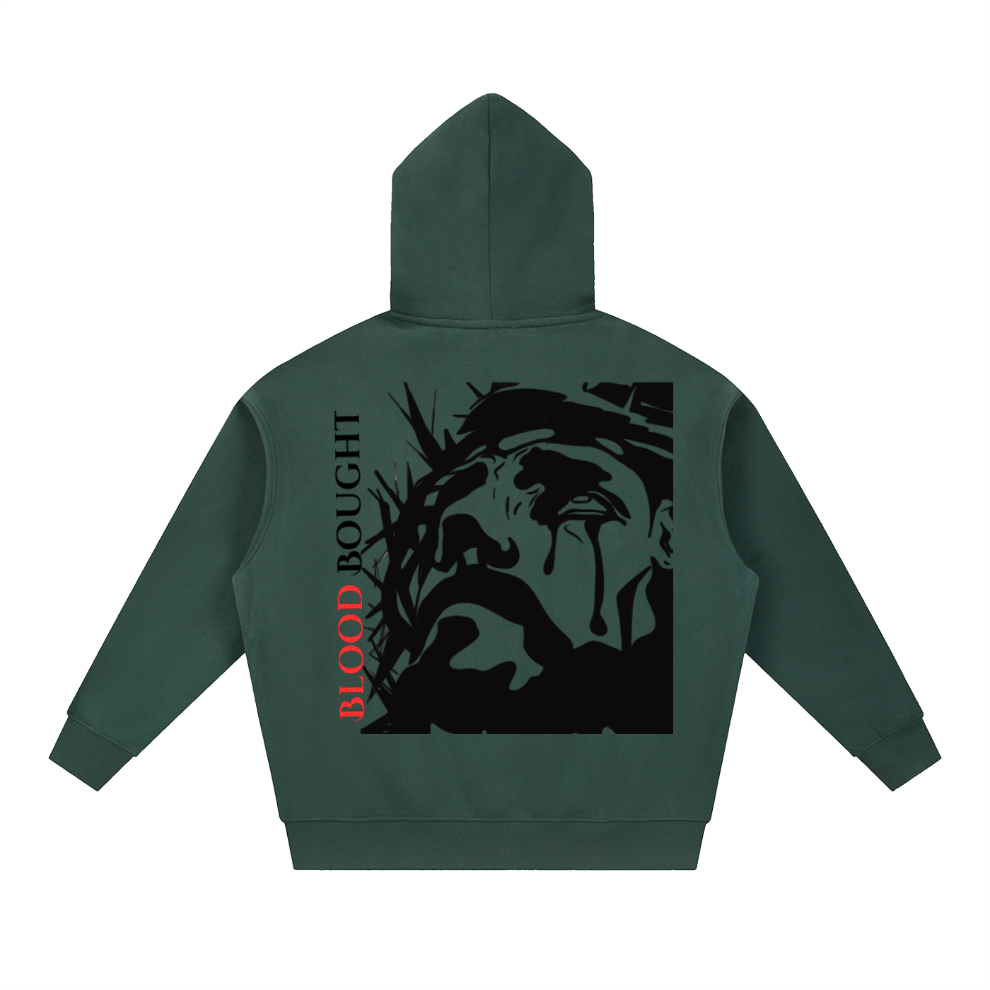 Blood Bought Oversized Fleece Boxy ZIP-UP
