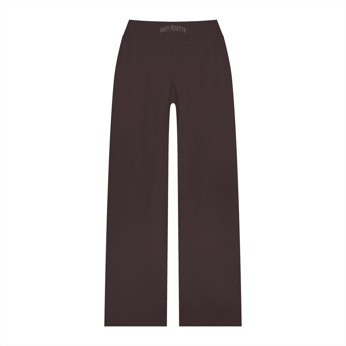Women's High Waisted Byzantine cross Logo Straight Leg Yoga pants