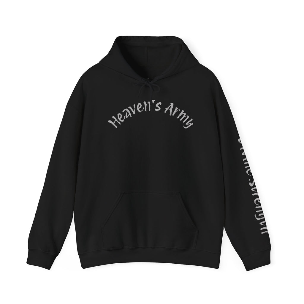Heavens Army Unisex Hoodie - Divine Strength Motivation Sweatshirt