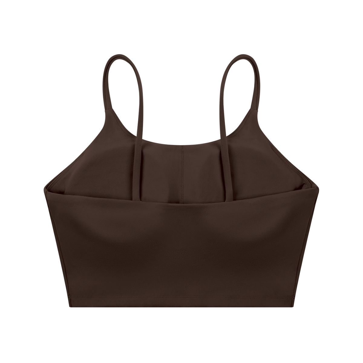 Purple Logo Spaghetti Strap Yoga Sports Bra