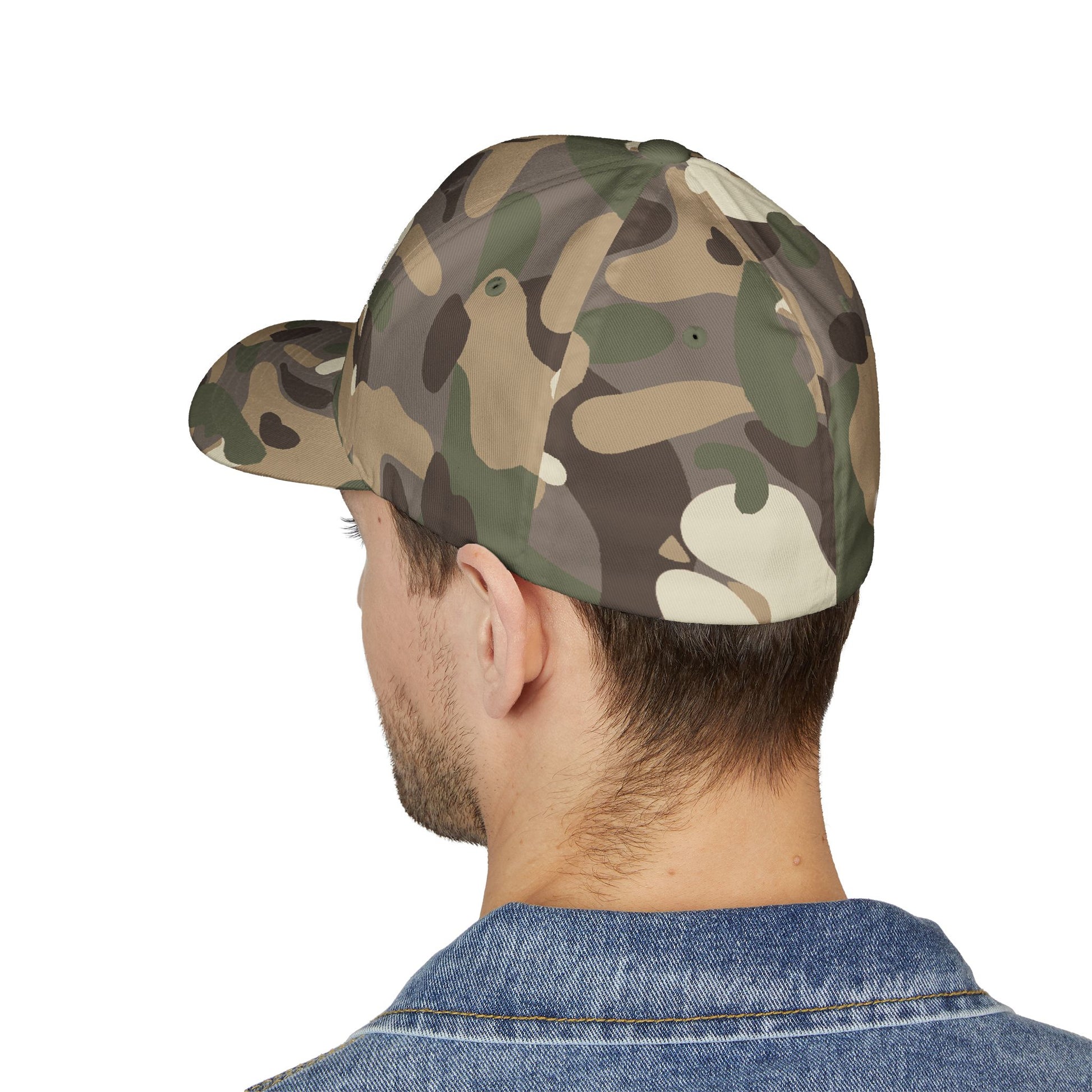 Decretive Font Divine Strength Cap- White Stitch