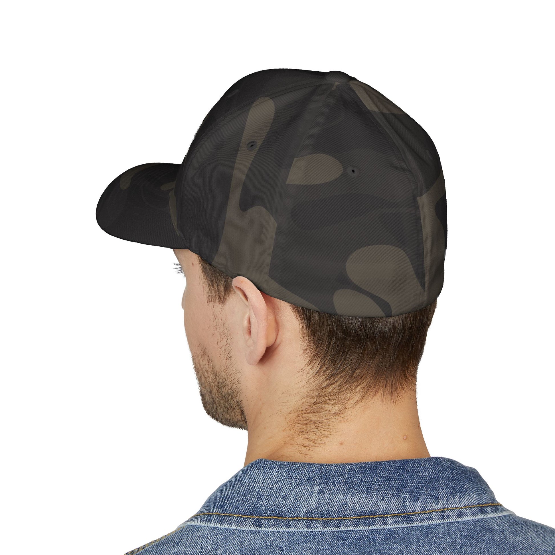 Decretive Font Divine Strength Cap- White Stitch