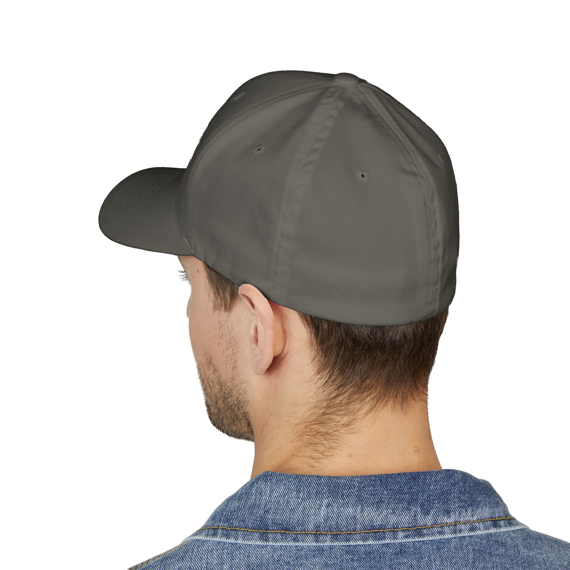 Decretive Font Divine Strength Cap- White Stitch