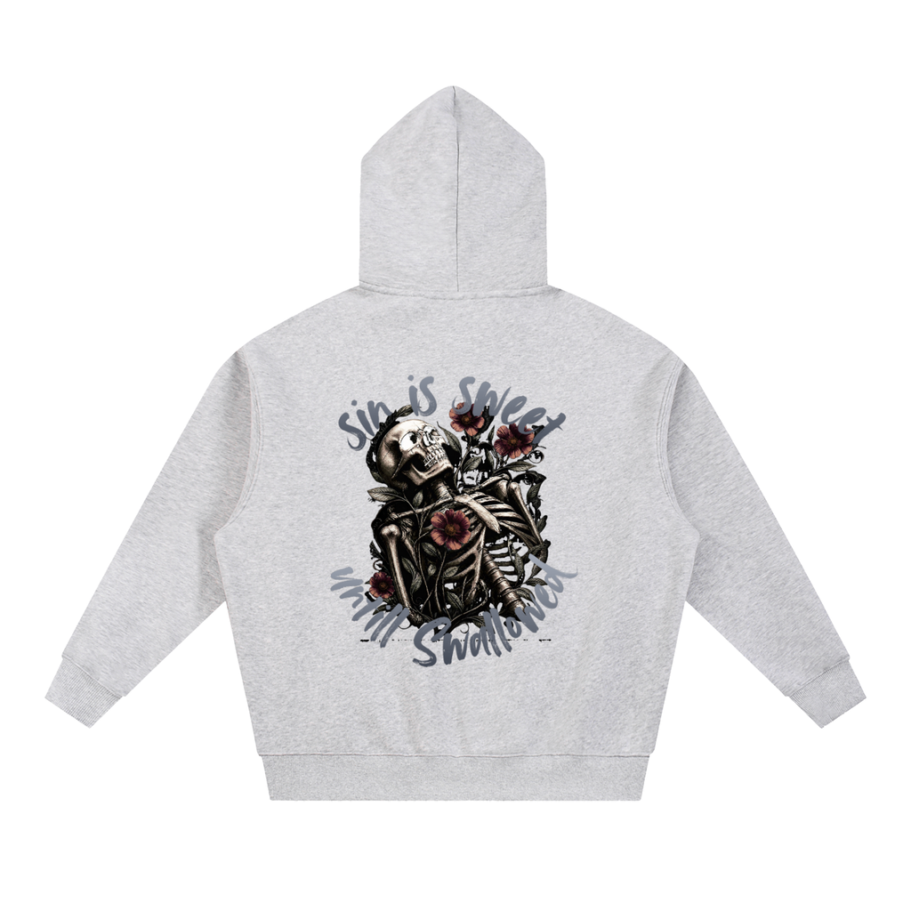 Sin Is Sweet Oversized Boxy Fit Fleece Hoodie
