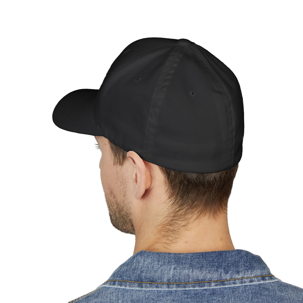 Decretive Font Divine Strength Cap- White Stitch