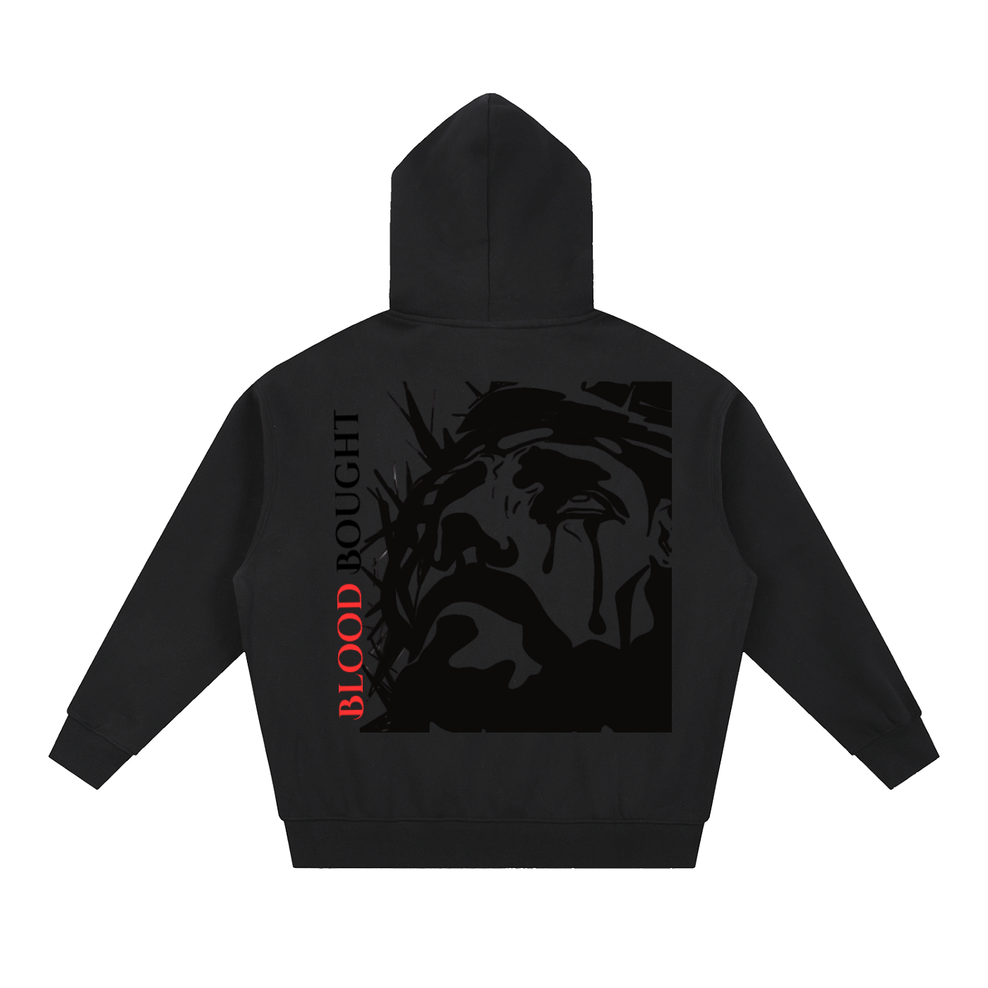 Blood Bought Oversized Fleece Boxy ZIP-UP
