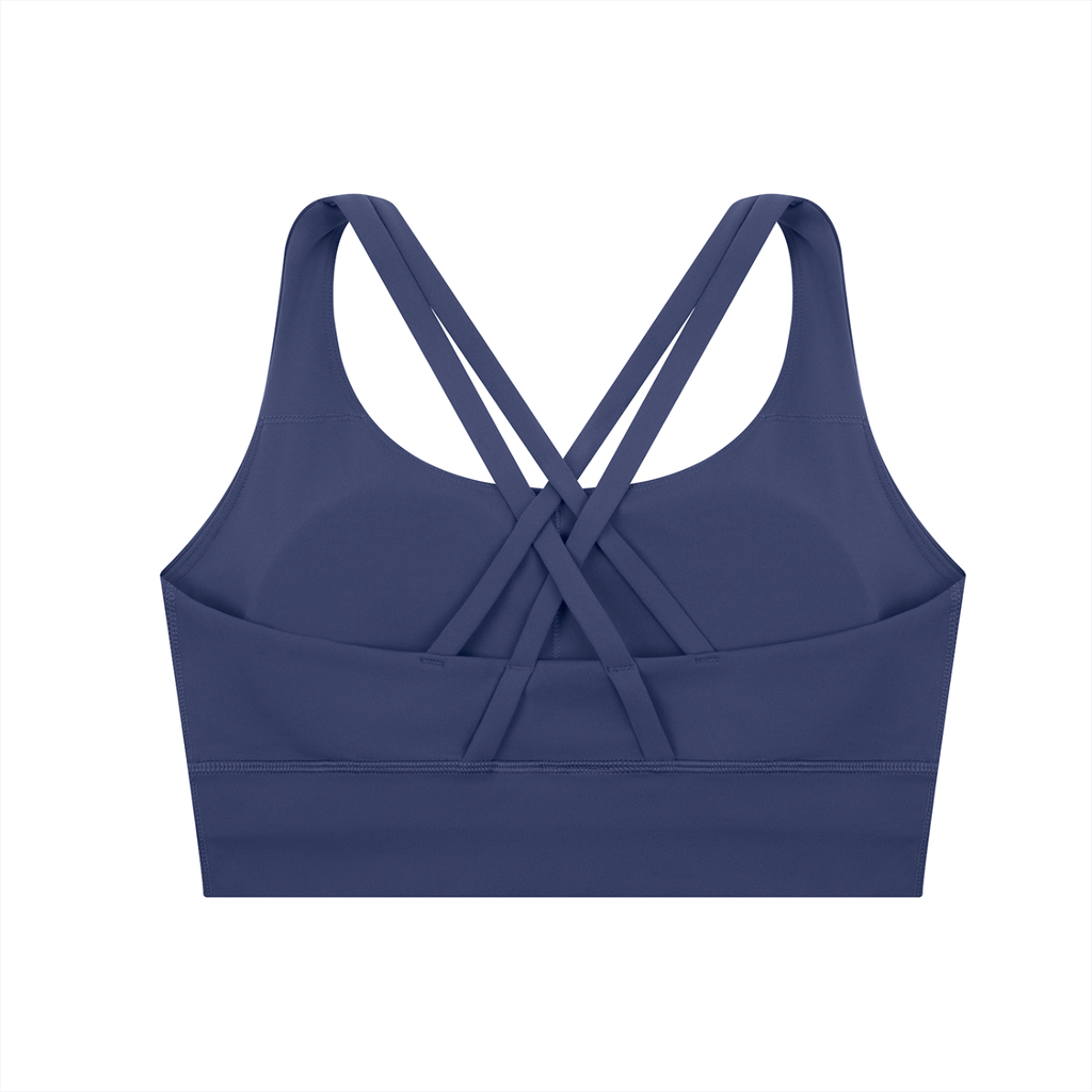 Emblem Strappy Criss-Cross Sports Bra