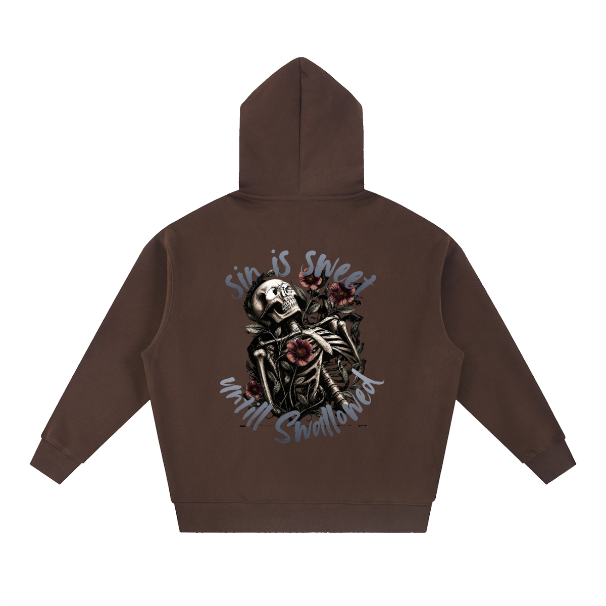 Sin Is Sweet Oversized Boxy Fit Fleece Hoodie