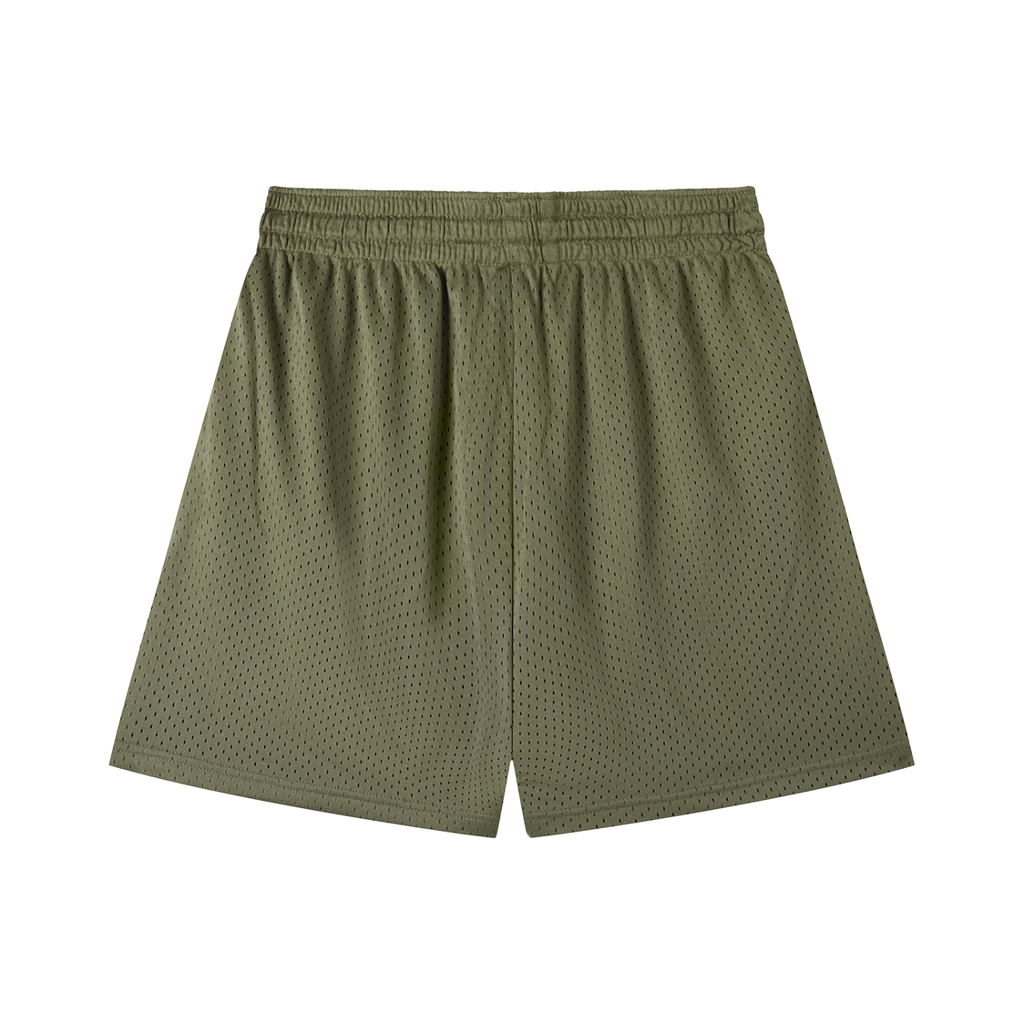 Crown of Thorns Mesh Drawstring Shorts