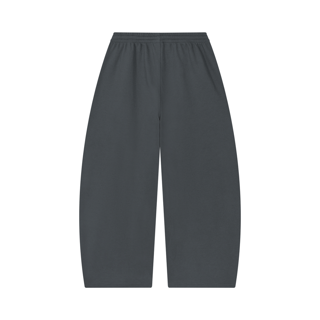 Unisex byzantine cross logo Waffle Barrel Leg Pants