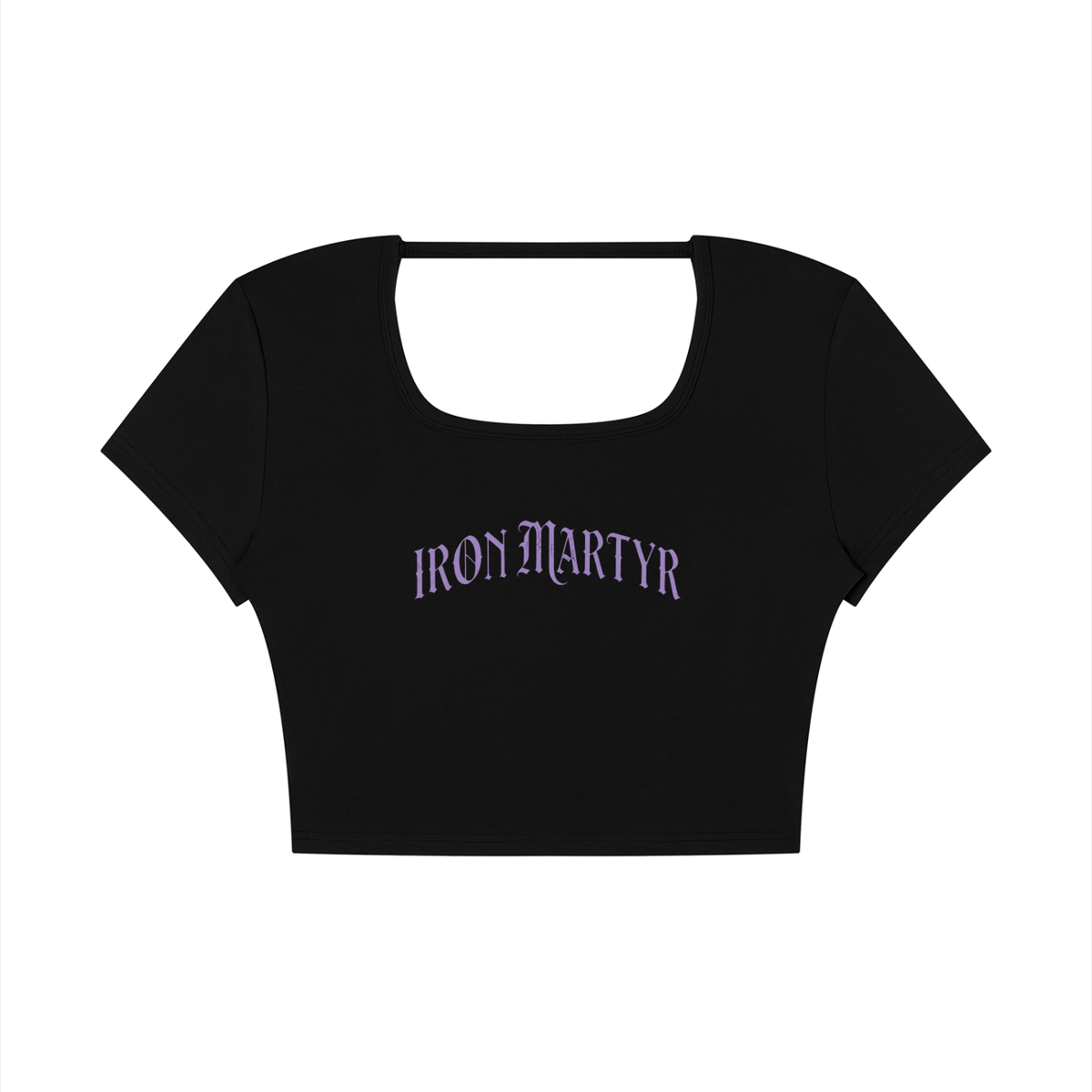 Women's Logo Square Neck Crop T-Shirt