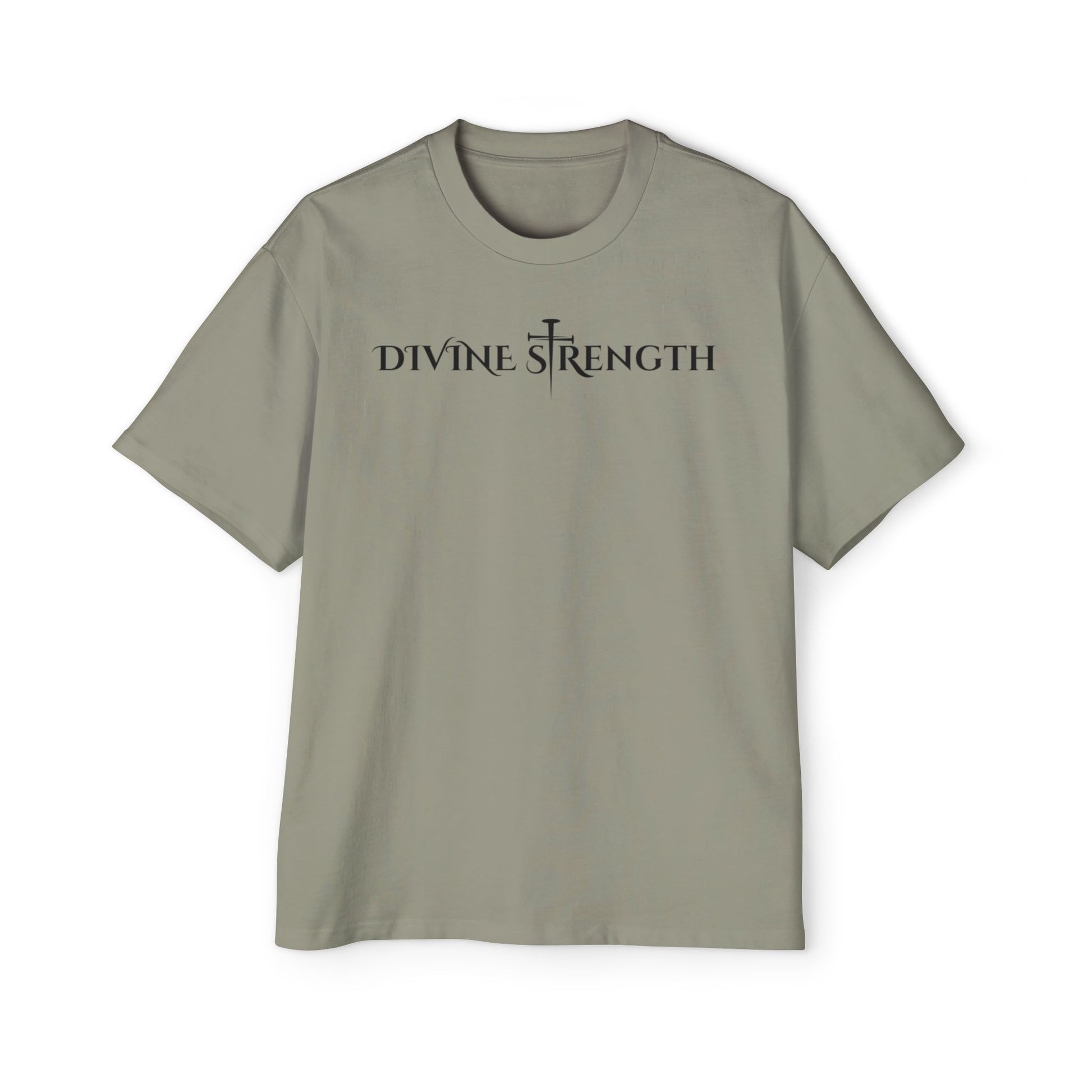 Heavy Oversized Tee - 'JESUS PAID'