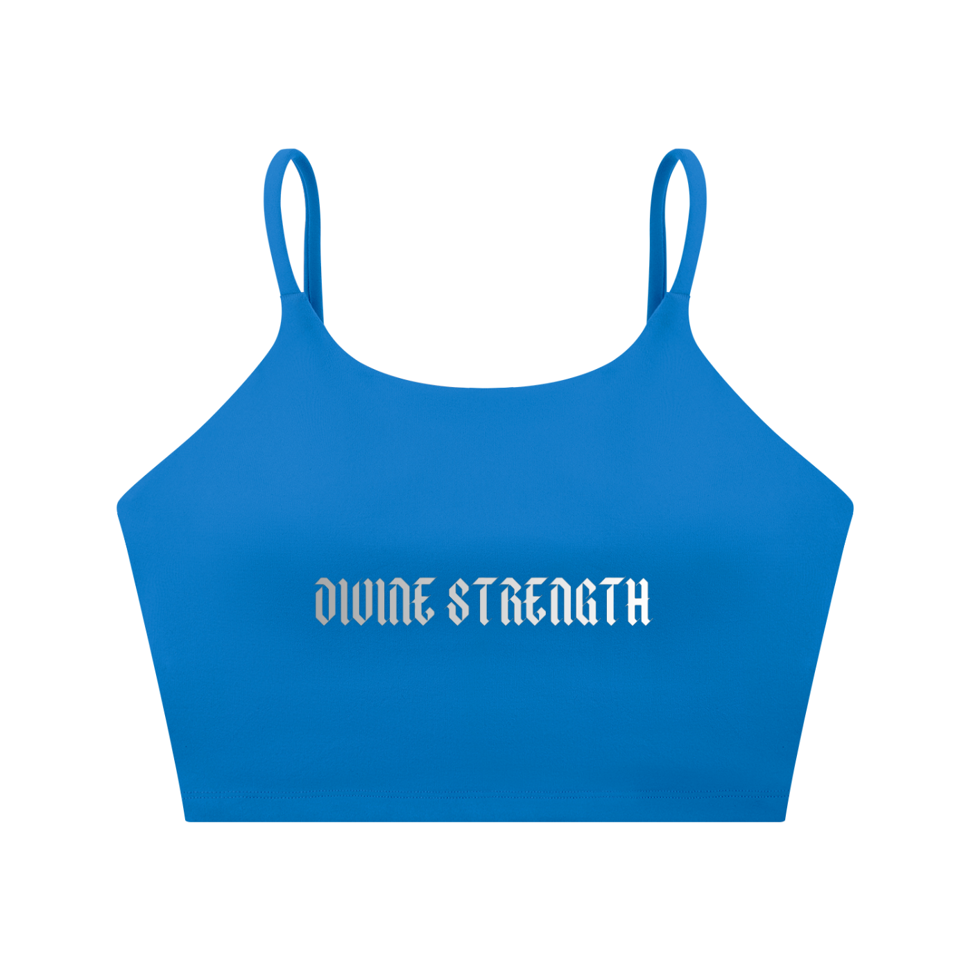 Chrome Logo Spaghetti Strap Yoga Sports Bra