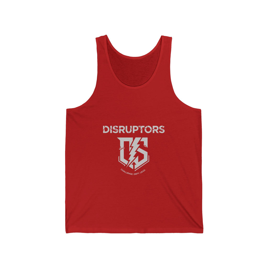Unisex Jersey Tank Top - Stylish Disruptors Design for Casual Vibes, Great for Summer, Sports, and Everyday Wear, Ideal Gift