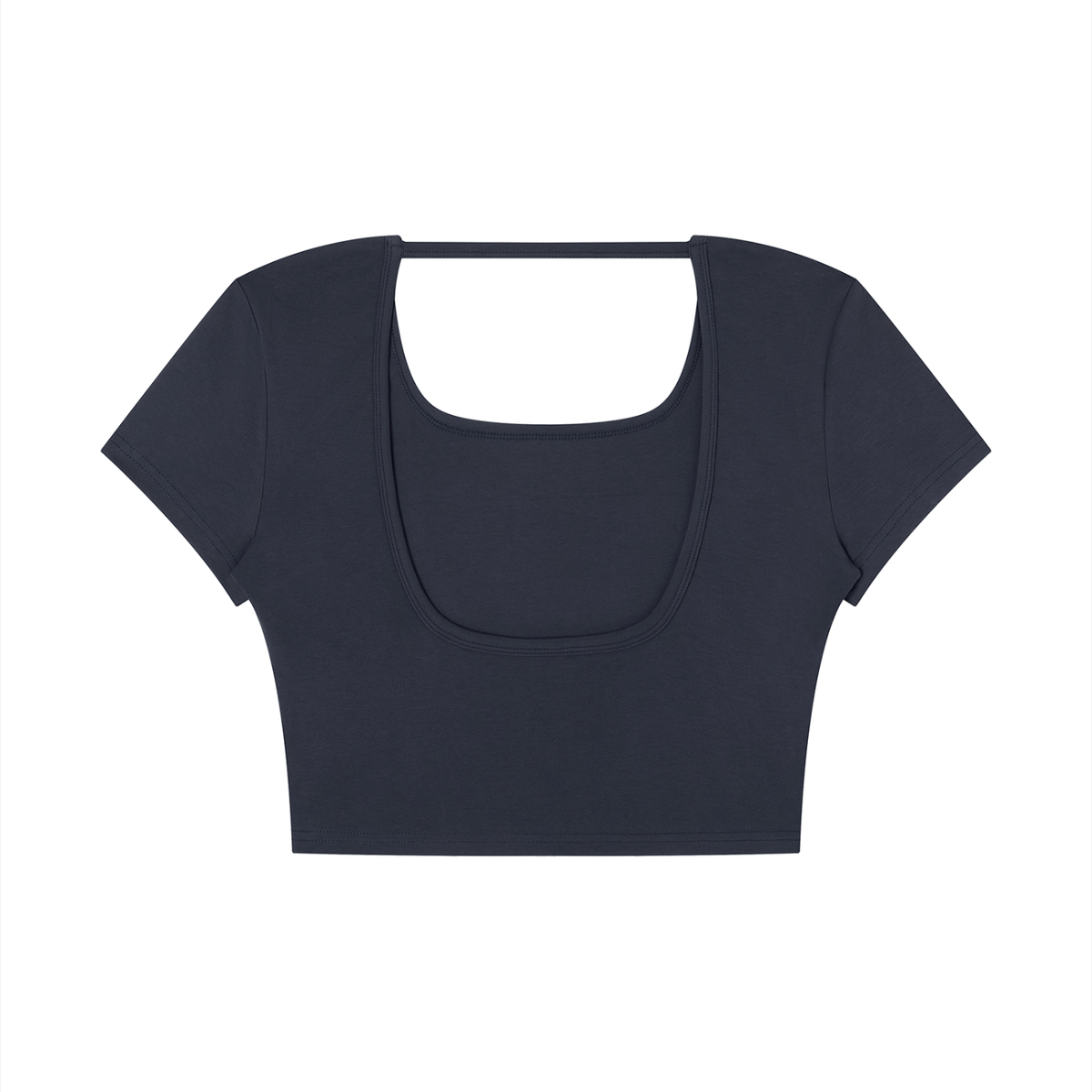 Women's Logo Square Neck Crop T-Shirt