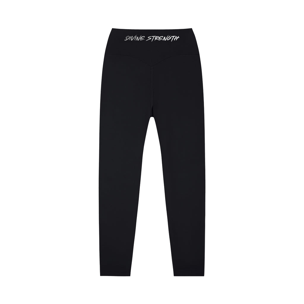 High-Waisted Emblem Yoga Leggings