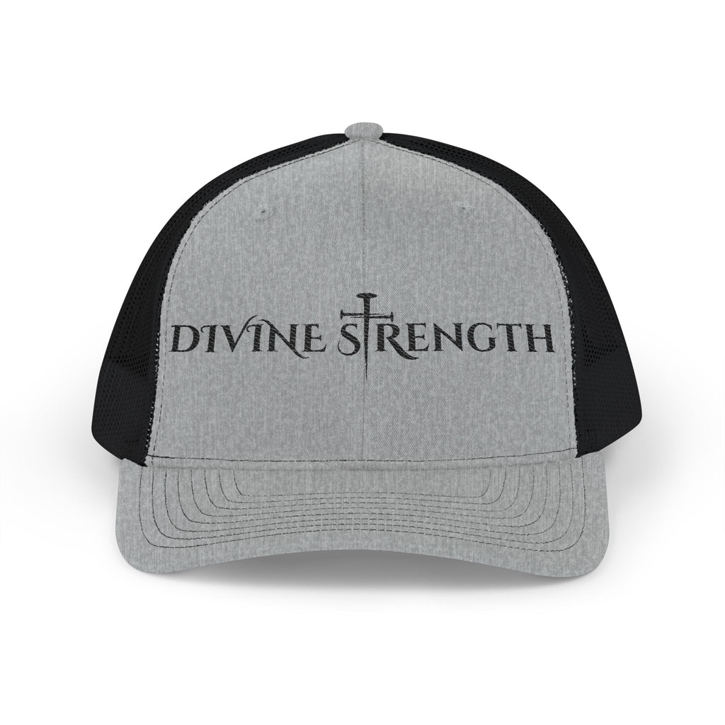 Divine Strength Embroidered Snapback Trucker Cap