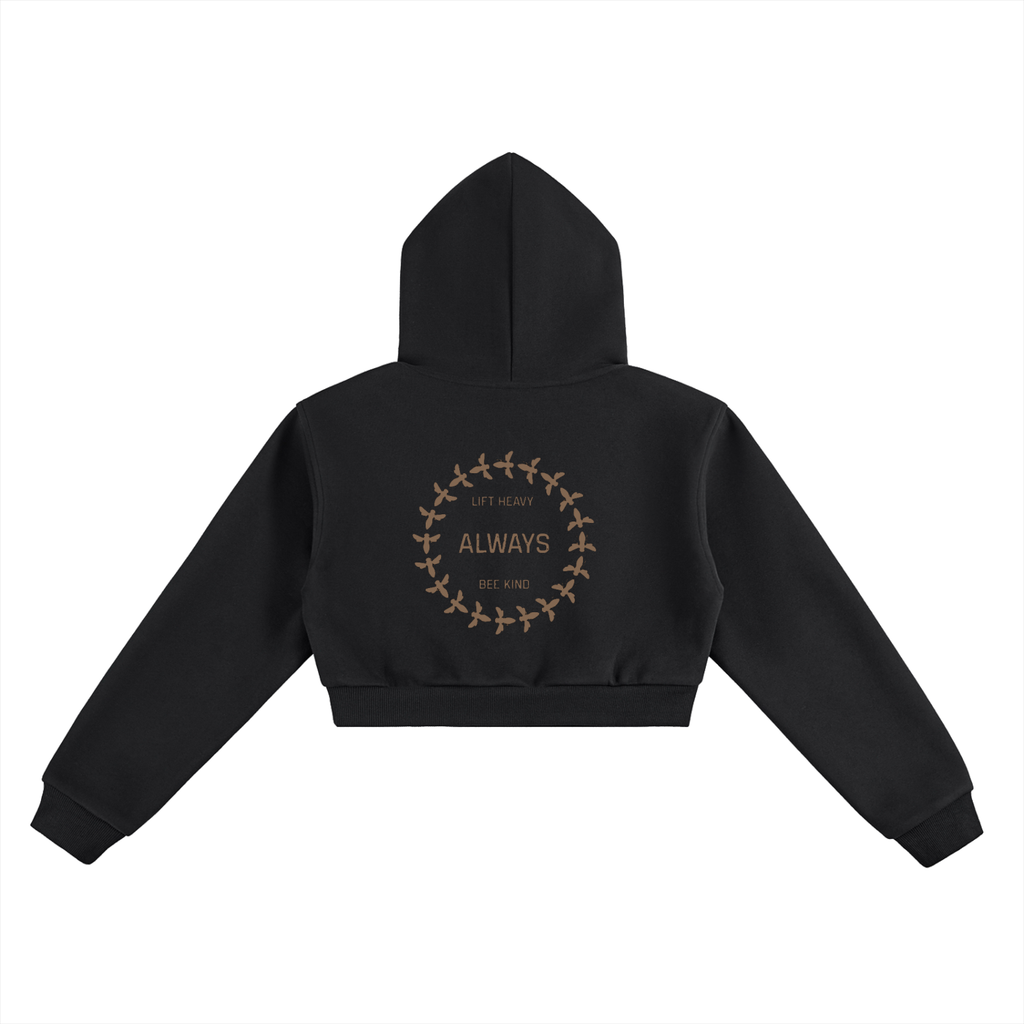 Women's Bee Kind Cropped Hoodie