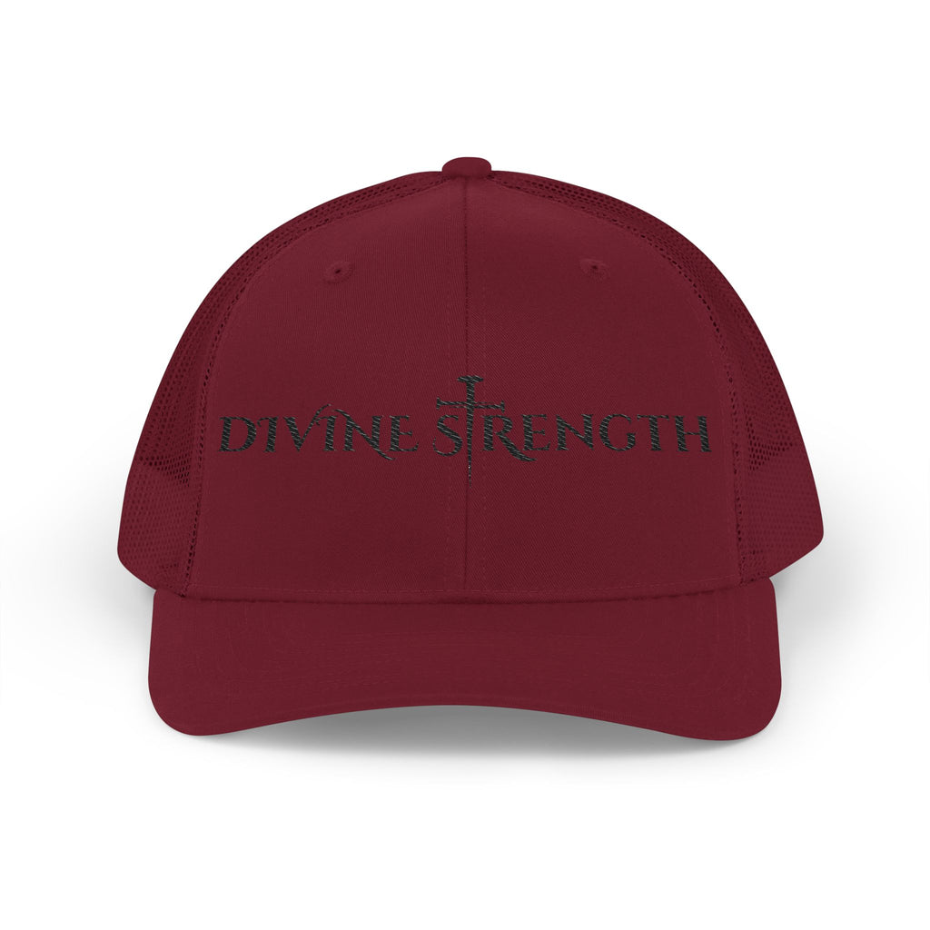 Divine Strength Embroidered Snapback Trucker Cap