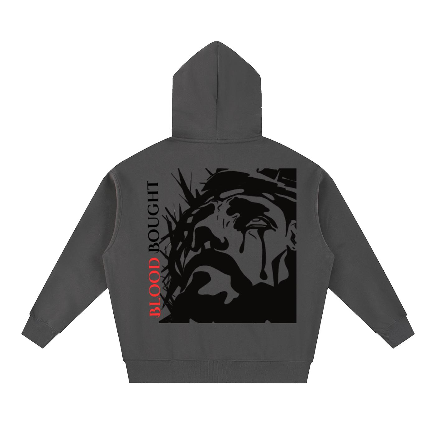 Blood Bought Oversized Fleece Boxy ZIP-UP